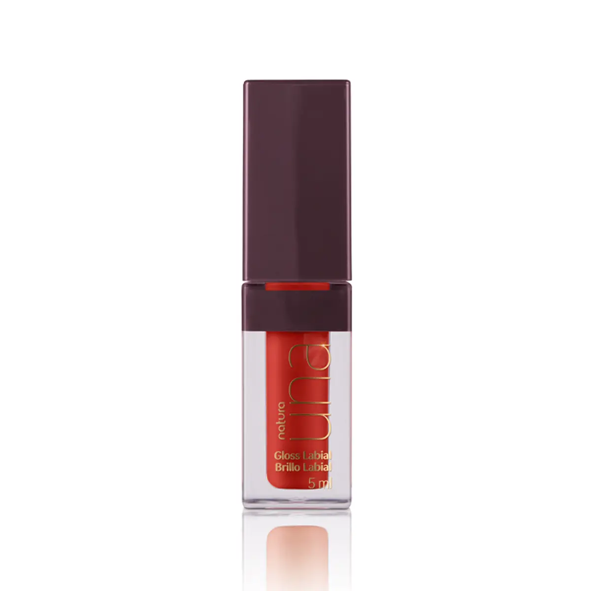 Una Labial Rojo Intenso